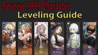 Reverse 1999 Leveling Guide  Cost 13 mil dust to get max level 60 on a 5 and 6 star [upl. by Dekow300]