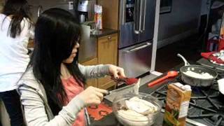 Hands On ChickenCheese Enchiladas with Tomatillo Salsa [upl. by Chaddy]