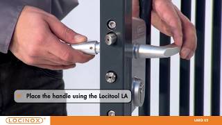 LAKQ U2 Gate Lock  Locinox Installation Video [upl. by Ermina394]