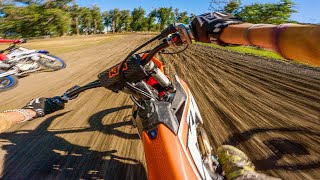 2024 KTM 250 SXF POV  WIDE OPEN [upl. by Yenitsed]