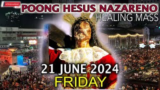 LIVE Quiapo Church Mass Today  21 June 2024 FRIDAY HEALING MASS [upl. by Keen]