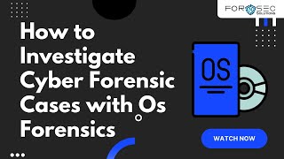 Get Started with OS Forensics  Os Forensics Tutorial  Os Forensics Demonstration osforensic [upl. by Avaria942]