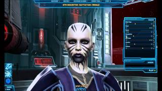 Star Wars The Old Republic HD Character Creation Ratattaki Female [upl. by Marsden]