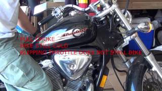 2001 Honda Shadow VLX Deluxe Carburetor Troubleshooting cont [upl. by Akihsay210]