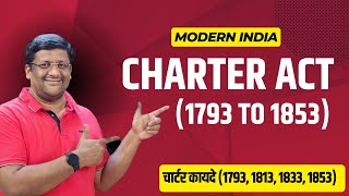 Charter Act 1793 to 1853  By Santosh Chavan Sir educationalvideos mpsc history [upl. by Yleak]