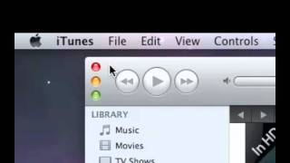 How to change the iTunes 10 Window Controls back to the regular OSX Style [upl. by Leighland]