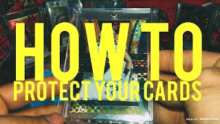 How To Protect Your Cards  Football Baseball Basketball Etc [upl. by At]