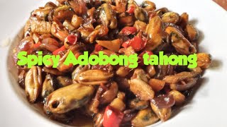 Spicy adobong tahong [upl. by Lakym]