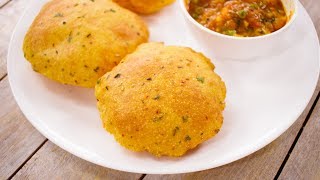 करारी आलू की पूरी की रेसिपी  aloo puri  potato alu flavor poori tiffin recipe  CookingShooking [upl. by Anoiek675]