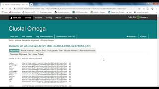 Multiple Sequence Alignment and phylogenetic tree using Clustal Omega Tutorial [upl. by Rhyner]