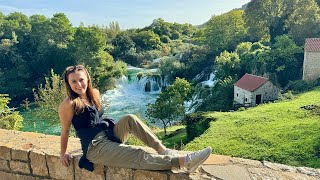 Cruise Vlog Day 3  Zadar Croatia  Excursion to Krka National Park [upl. by Lrak]