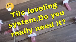 🤔 When and why use a tile leveling system especially for cheap bowed tiles [upl. by Etteuqaj]