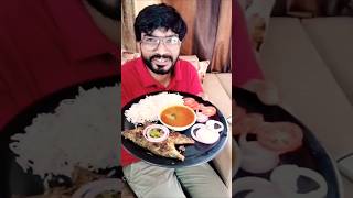 fish fish thali🐟🐠food ytshorts eatingchallenge ytshorts eating 😋😋🤤🔥❤️ [upl. by Akalam]