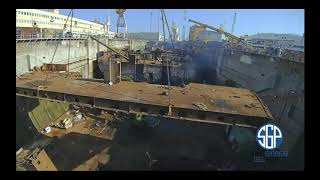 The Scrapping of the Costa Concordia Part 2 Dock No 4 [upl. by Irme99]