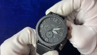 Fossil Nate Chronograph  4K Unboxing amp Review [upl. by Mitman]