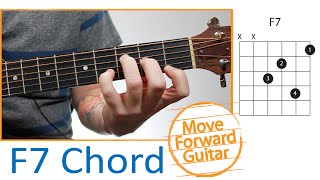 Guitar Chords for Beginners  F7 [upl. by Ihcekn]