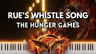 Rues Whistle Song  The Hunger Games Piano Cover FREE MIDI [upl. by Adnuhsal]