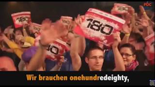 German Darts Song  OneHundredEighty HD [upl. by Niwdog]