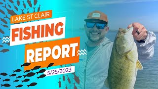 Lake St Clair Fishing Report 5252023 [upl. by Irdua69]