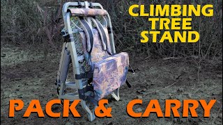 How to Carry a Climbing Tree Stand [upl. by Ateval]