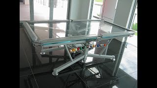 G 1 Glass Top Pool Table By Elite Innovations [upl. by Oribelle]