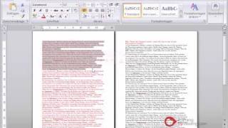 Microsoft Word Tutorial Deutsch Spalten [upl. by Akemehs]