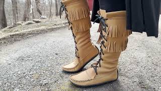 Womens Bastien Industries Fringed Mukluks by The Brown Bear Distribution Inc [upl. by Mcwherter377]