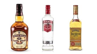 Top 10 Iconic Global Liquor Brands [upl. by Haissi446]