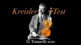 D TONARELLI 2021 “Guadagnini” Kreisler Violin Test [upl. by Miarzim385]