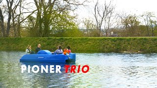 Pioner Trio  Our First Pedalo  Pioner Boats by Caley Marina [upl. by Ryle257]