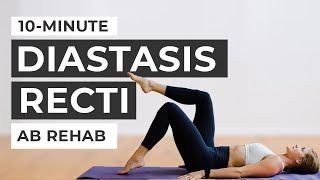 10 Minute Abs After Baby 8 Diastasis Recti Safe Ab Exercises [upl. by Kcireddor132]