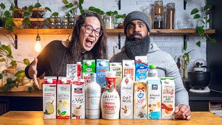 The most EPIC Vegan EGGNOG Review EVER [upl. by Oiramaj740]