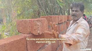 Building a Laterite Compound Wall StepbyStep Guide  Project ShramA  Ethos Arcause [upl. by Engvall]