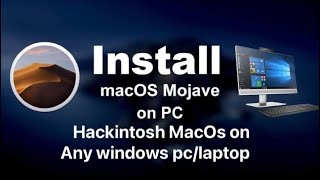 How to Install macOS Mojave on ANY Windows PCLaptop macOS Mojave Hackintosh on Lenovo ideapad 330 [upl. by Esau]