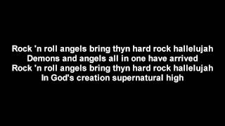 Lordi  Hard Rock Hallelujah  Lyrics on screen  HD [upl. by Ynoble939]