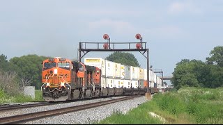 BNSFs Chillicothe Subdivision A Railroad Superhighway HD [upl. by Leugimesoj]