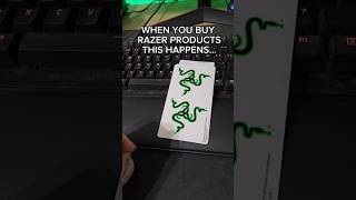 When You Buy Razer Products This Happens viral fyp razer stickers goofy comedy gaming pc [upl. by Cari]