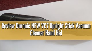 Review Duronic NEW VC7 Upright Stick Vacuum Cleaner Hand Held Corded HEPA Filter Bagless Stick Vac w [upl. by Hooke406]