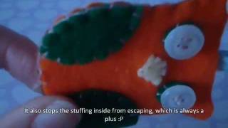 Basic Hand Sewing Stitches for Making Plushies Inc Blanket Stitch and Fell Stitch [upl. by Waldman206]