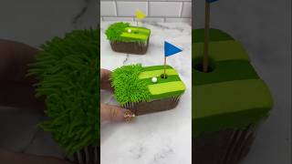 Golf cakes ⛳️ made for wiltoncakes golf cake cakeart baking cakedbyrach cutefood shortsfeed [upl. by Newhall]