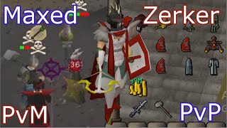 OSRS Maxed Zerker PvPPvM 4 PvP WorldsCorping And Bandos [upl. by Nirrad]