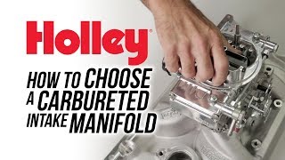 How To Choose a Carbureted Intake Manifold [upl. by Analim812]