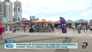 Primeiro fim de semana da Marejada agita Itajaí com música e comida típica [upl. by Colston]