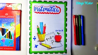 Caratula de MATEMATICAS paso a paso  Portadas Bonitas  Cover of Math [upl. by Kilam]