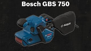 Bandschleifer Bosch GBS 750 06012C1020  TEST  Deutsch [upl. by Eentrok414]