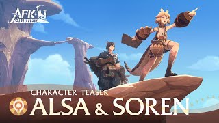 Alsa and Soren  Character Trailer  AFK Journey [upl. by Emarej391]