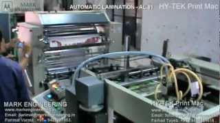 LAMINATION  LAMINATION MACHINE  AUTOMATIC LAMINATION MACHINE  FULLY AUTOMATIC LAMINATION MACHINE [upl. by Ahseuqram]