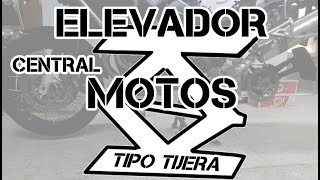 Elevador de moto Central tipo tijera [upl. by Nitsur933]