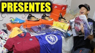 MOSTRAMOS TODOS OS KITS QUE GANHAMOS DA NIKE [upl. by Gass234]