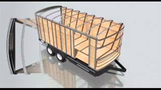 Enclosed Cargo Trailer Frame Building [upl. by Eipper500]